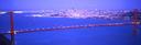 San Francisco at dusk.